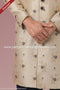 Designer Gold Color Silk Brocade Sherwani PAWDAC1113