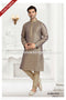 Designer Tussar Color Jacquard Brocade Silk Mens Kurta Pajama PAWDAC1232