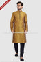 Designer Two-tone Antique/Maroon Color Art Silk Fabric Mens Kurta Pajama PAWDAC1283
