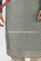 Designer Gray Color Printed Art Silk Fabric Mens Kurta Pajama PAWDAC1472
