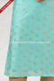 Designer Green Color Printed Art Silk Fabric Mens Kurta Pajama PAWDAC1480