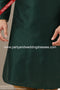Designer Dark Green Color Banarasi Art Silk Fabric Mens Kurta Pajama PAWDAC1516