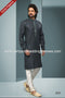 Designer Teal Green/Cream Color Cotton Fabric Mens Kurta Pajama PAWDAC1591