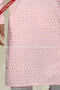 Designer Pink/Off-white Color Cotton Fabric Mens Kurta Pajama PAWDAC1602