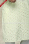 Designer Pista Green/Off-white Color Cotton Fabric Mens Kurta Pajama PAWDAC1604