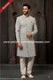 Designer Beige/Cream Color Art Silk Fabric Mens Sherwani PAWDAC1740