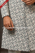 Designer Beige/Cream Color Art Silk Fabric Mens Sherwani PAWDAC1740