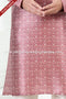 Designer Dark Pink/Cream Color Printed Banarasi Silk Fabric Mens Kurta Pajama PAWDAC2062