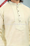 Designer Pista Green/Off-white Color Linen Cotton Fabric Mens Kurta Pajama PAWDAC2104