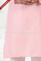 Designer Pink/Off-white Color Linen Cotton Fabric Mens Kurta Pajama PAWDAC2122